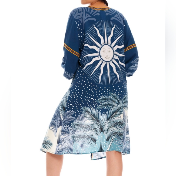 NWT AGUA BENDITA | Aldora Arabella Sun Kimono Cover Up - Picture 6 of 12